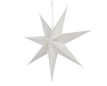 Decoratiune luminoasa Star, Lumineo, Ø 60 cm, alb/argintiu
