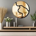 Oglinda decorativa, Ozgl507, Partea de jos: 100% EVA (Grosime: 10 mm, Auriu