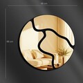 Oglinda decorativa, Ozgl507, Partea de jos: 100% EVA (Grosime: 10 mm, Auriu