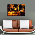 Tablou decorativ cu lumina LED, 4570DACT-36, Dimensiune: 45 x 70 cm, Multicolor