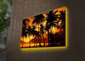 Tablou decorativ cu lumina LED, 4570DACT-36, Dimensiune: 45 x 70 cm, Multicolor
