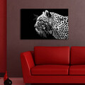 Tablou decorativ cu lumina LED, 4570DACT-44, Dimensiune: 45 x 70 cm, Multicolor