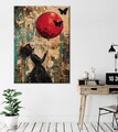 Tablou decorativ, WY433 (50 x 70), Canvas imprimat, Multicolor