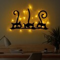 Decoratiune de perete, Cats 967, Dimensiune: 33 x 60 cm, Negru