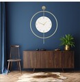 Ceas de perete, Mclock-00111, Lățime: 58 cm Înălțime: 80 cm Adâncime: 7 cm, Auriu