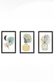 Set de pictură decorativă (3 Pieces), Artsycllct18, Fără ramă, Multicolor