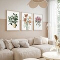Tablou decorativ (3 Pieces), Huhu278, Lemn masiv (Grosime: 2 cm, Multicolor