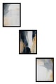 Tablou decorativ (3 Pieces), Huhu484S, Lemn masiv (Grosime: 2,5 cm, Multicolor