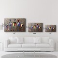 Tablou decorativ, CAM-3090, Dimensiuni: 46 x 72 cm, Multicolor