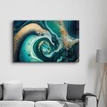 Tablou decorativ, SPR-1369, Dimensiuni: 70 x 110 cm, Multicolor