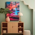 Tablou decorativ, Camtbl-007, Dimensiune: 40 x 60 cm, Multicolor