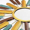 Oglinda decorativa, Mirror Sun 2, Dimensiuni: 75 x 75 x 4 cm, Multicolor