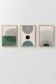 Tablou decorativ (3 Pieces), 3Dartsohoset1, MDF, Multicolor