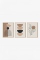 Tablou decorativ (3 Pieces), 3Dartsohoset49, MDF, Multicolor