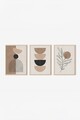 Tablou decorativ (3 Pieces), 3Dartsohoset49, MDF, Multicolor