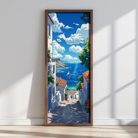 Tablou decorativ, LONG025-S/120-40, Imprimat UV, Multicolor