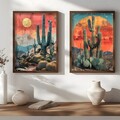 Tablou decorativ (2 Pieces), HUM108, Cadru: 100% MOLID, Multicolor