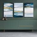 Tablou decorativ (3 Pieces), 3P4570GSC-001, Lemn, Multicolor