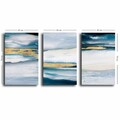 Tablou decorativ (3 Pieces), 3P4570GSC-001, Lemn, Multicolor