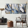 Tablou decorativ (3 Pieces), 3P4570GSC-015, Lemn, Multicolor