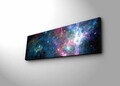 Tablou decorativ cu lumina LED, 3090NASA-005, 30 x 90 cm, Multicolor