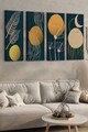 Tablou decorativ (4 Pieces), Ersycnvs4Asm5, 30 x 90 cm (4 bucăți), Multicolor