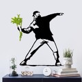 Decoratiune de perete, Moss, Dimensiune: 70 x 69 cm, Verde deschis / Negru