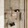 Cuier de perete, Dama-C, Grosime: 10 mm, Cupru