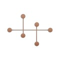 Cuier de perete, Dama-C, Grosime: 10 mm, Cupru