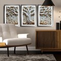 Tablou decorativ (3 Pieces), 3Pantct-027, Lemn (Grosime: 1,9 cm, Multicolor