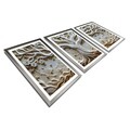 Tablou decorativ (3 Pieces), 3Pantct-027, Lemn (Grosime: 1,9 cm, Multicolor