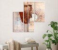 Tablou decorativ (3 Pieces), MXA07, Lemn (Grosime: 2 cm, Multicolor