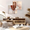 Tablou decorativ (3 Pieces), MXA07, Lemn (Grosime: 2 cm, Multicolor
