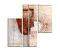 Tablou decorativ (3 Pieces), MXA07, Lemn (Grosime: 2 cm, Multicolor