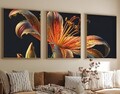 Tablou decorativ (3 Pieces), Huhu221, Lemn masiv (Grosime: 2,5 cm, Multicolor