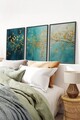 Tablou decorativ (3 Pieces), Zvon485S, Lemn masiv (Grosime: 2,5 cm, Multicolor