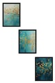 Tablou decorativ (3 Pieces), Zvon485S, Lemn masiv (Grosime: 2,5 cm, Multicolor