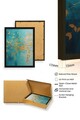 Tablou decorativ (3 Pieces), Zvon485S, Lemn masiv (Grosime: 2,5 cm, Multicolor