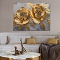 Tablou decorativ, KNV10257, Lemn (Grosime: 3 cm, Multicolor