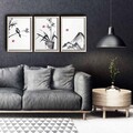 Tablou decorativ (3 Pieces), 3PKCT-002, Lemn, Multicolor
