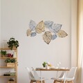 Decoratiune de perete, Muhayyel, Dimensiuni: 120 x 12,5 x 72 cm, Multicolor