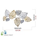 Decoratiune de perete, Muhayyel, Dimensiuni: 120 x 12,5 x 72 cm, Multicolor