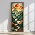 Tablou decorativ, LONG015-S/120-40, Imprimat UV, Multicolor