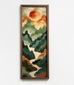 Tablou decorativ, LONG015-S/120-40, Imprimat UV, Multicolor