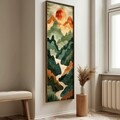 Tablou decorativ, LONG015-S/120-40, Imprimat UV, Multicolor