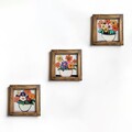 Tablou decorativ (3 Pieces), UKZM065, Imprimat UV, Multicolor