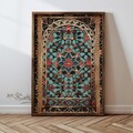 Tablou decorativ, GE117-L, Lemn, Multicolor