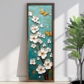 Tablou decorativ, EMR098, Lemn, Multicolor