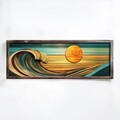 Tablou decorativ, EMR030, Lemn, Multicolor