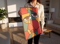 Tablou decorativ, Visage, Dimensiuni: 47,5 x 68 cm, Multicolor